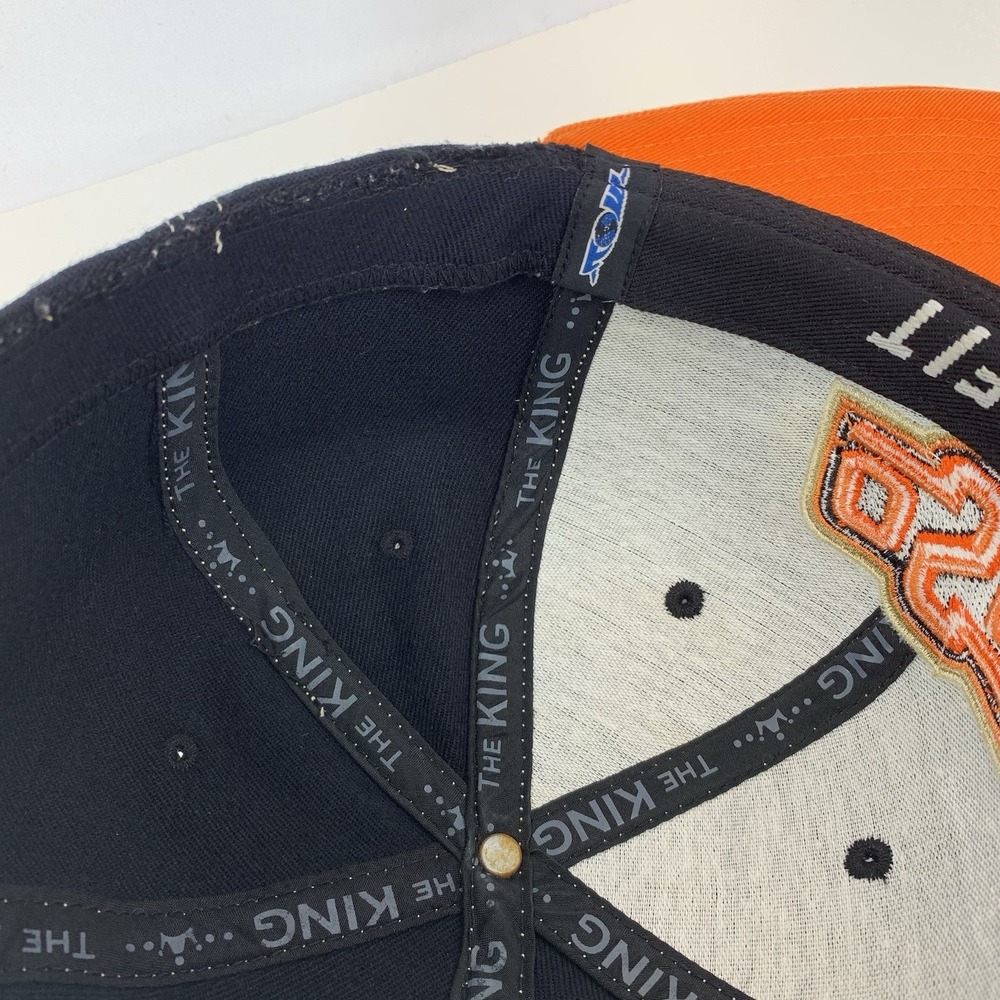 OSU Cowboys Hat Oklahoma State Orange Black L/XL Stretch Baseball Cap TOW King - Picture 10 of 16